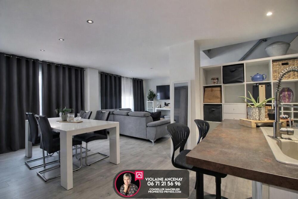 Appartement en duplex ,Aix Les Bains, 100 m2 avec parking et cave