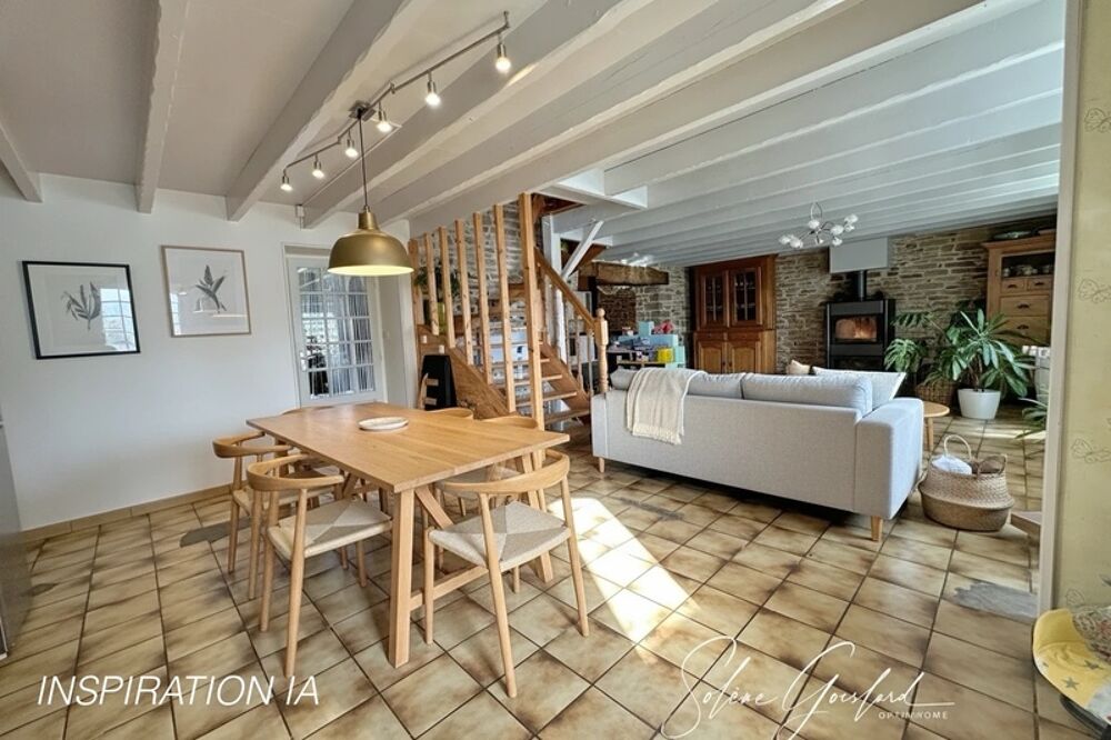 Vente Maison Longère en pierre avec un beau jardin proche de Redon Rieux