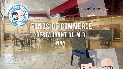 Dpt Pyr&eacute;n&eacute;es Atlantiques (64), &agrave; vendre proche de NAY Restaurant du midi 134400 64800 Nay