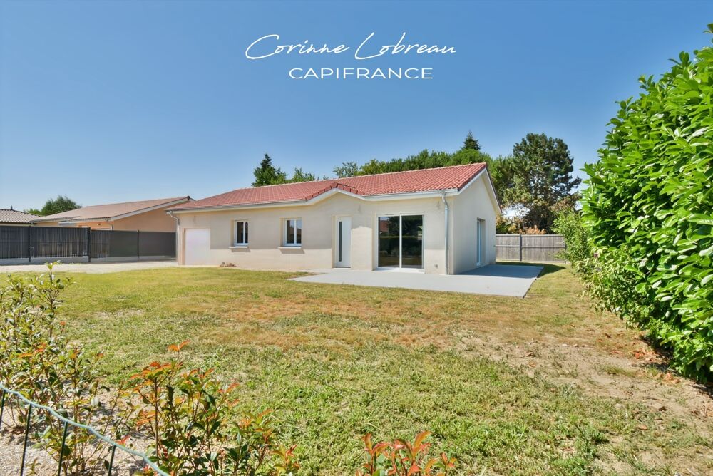 Vente Maison À vendre – Maison de plain-pied de 2024 à Vonnas – 3 chambres – Garage – Terrain de 550 m² Vonnas