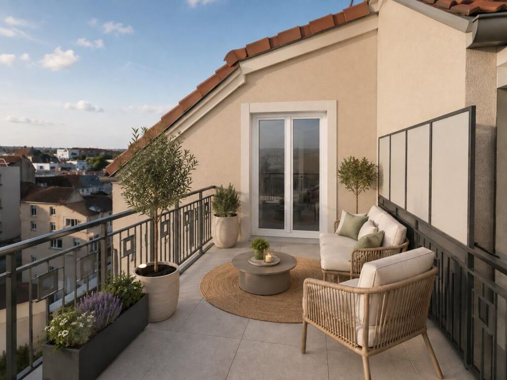 3 PIECES EN DERNIER ETAGE