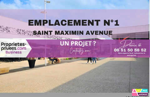 SAINT MAXIMIN - Local commercial 350 m², emplacement numéro 1 - RETAIL PARK 8625 60740 Saint maximin