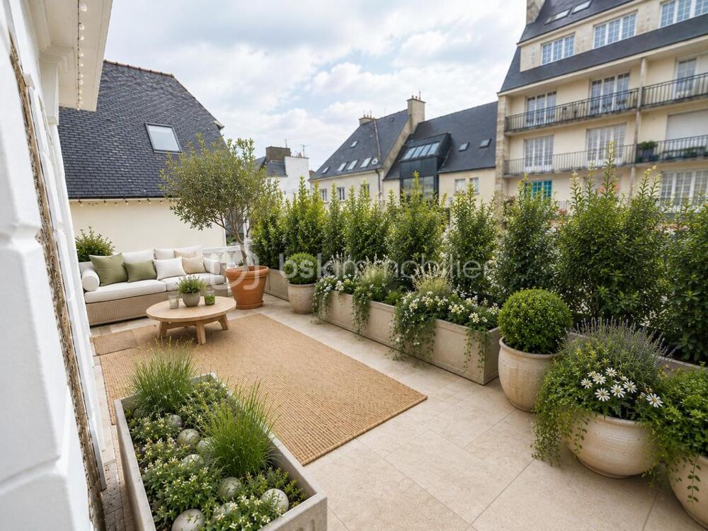Appartement T3 en plein centre ville d'Auray avec Terrasse