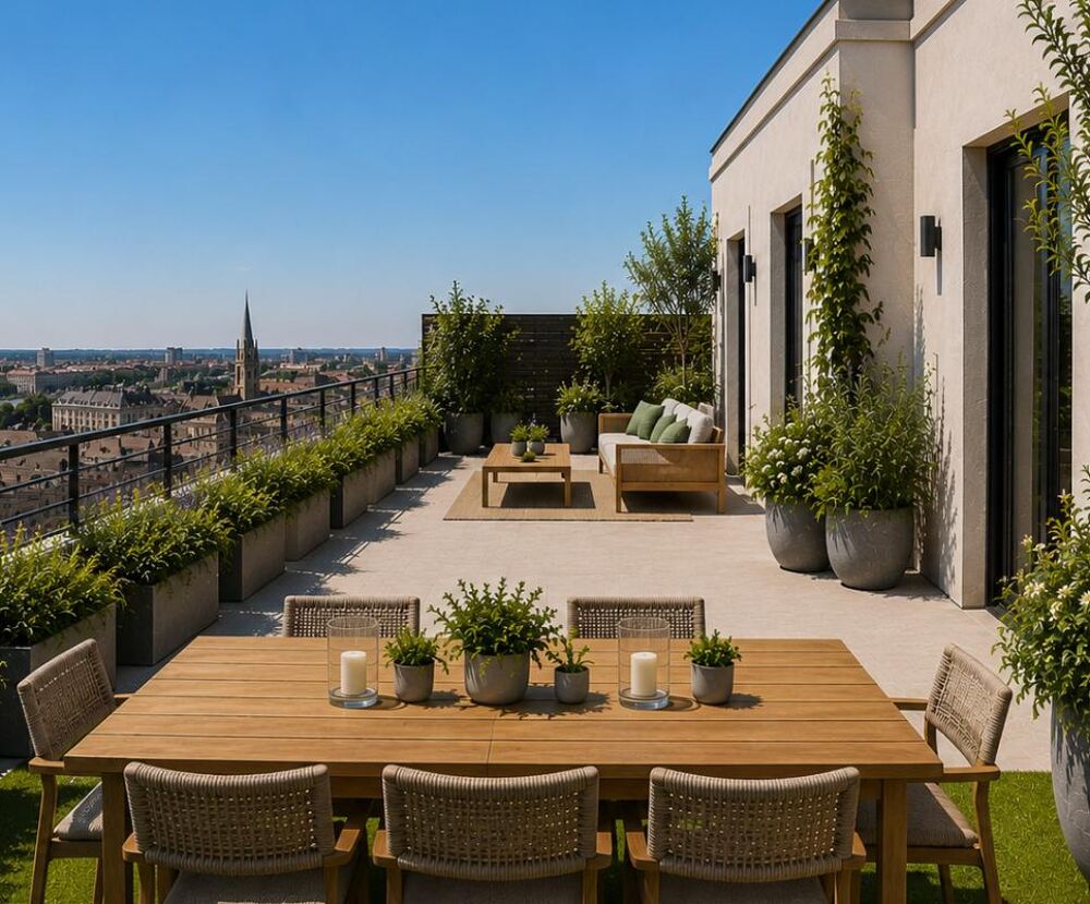 Vente Appartement Magnifique Appartement T4 en dernier étage avec grande terrasse en plein coeur des chartrons Bordeaux