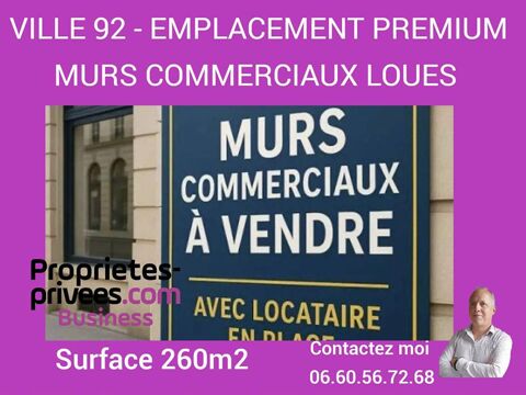 92 -MURS COMMERCIAUX LOUES de 260 m2-EMPLACEMENT PREMIUM 1449900 92200 Neuilly sur seine