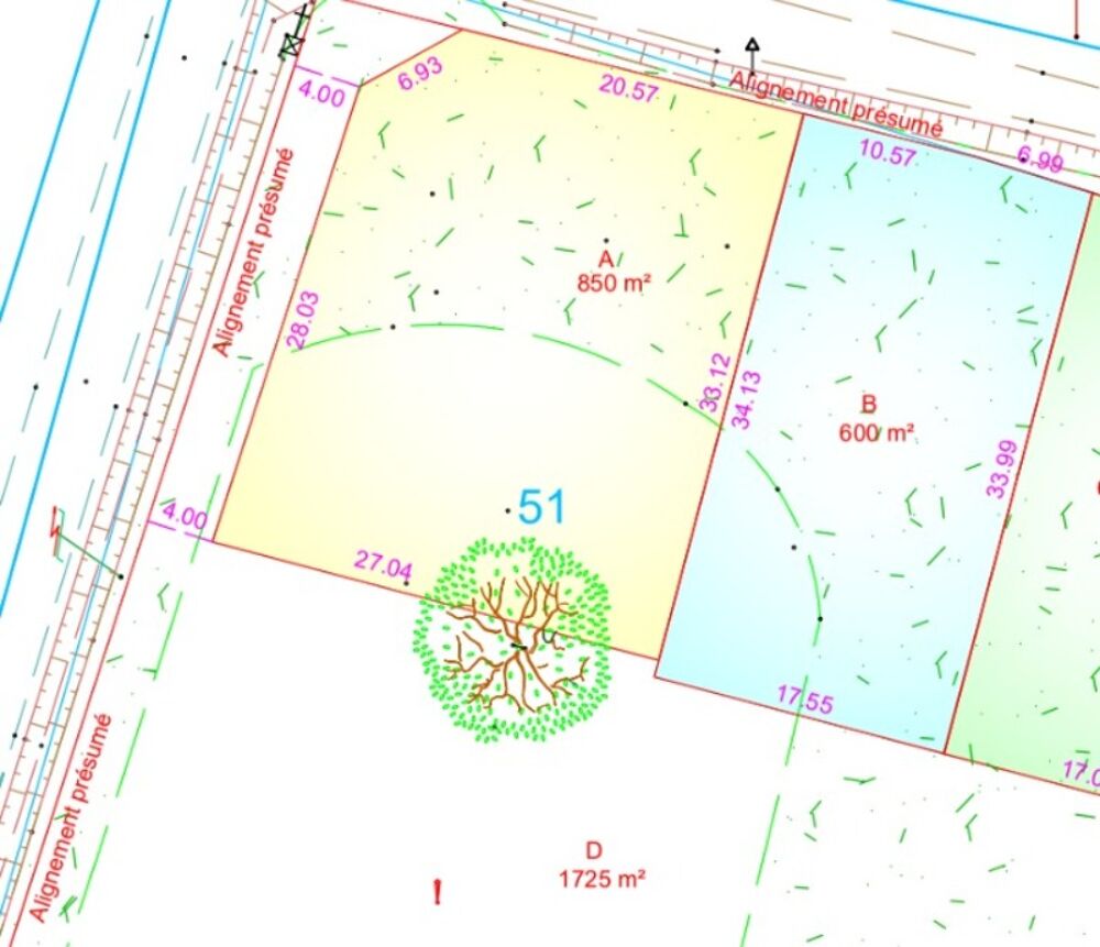 Vente Terrain En exclusivit�, terrain � vendre de 852 m� Clerlande