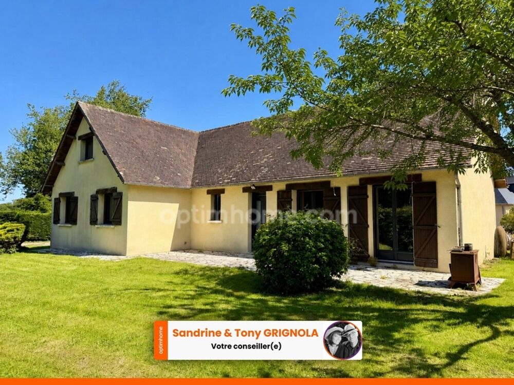 Maison avec vie de plain-pied, 5 chambres, grand séjour, garage  Moyaux (14590)