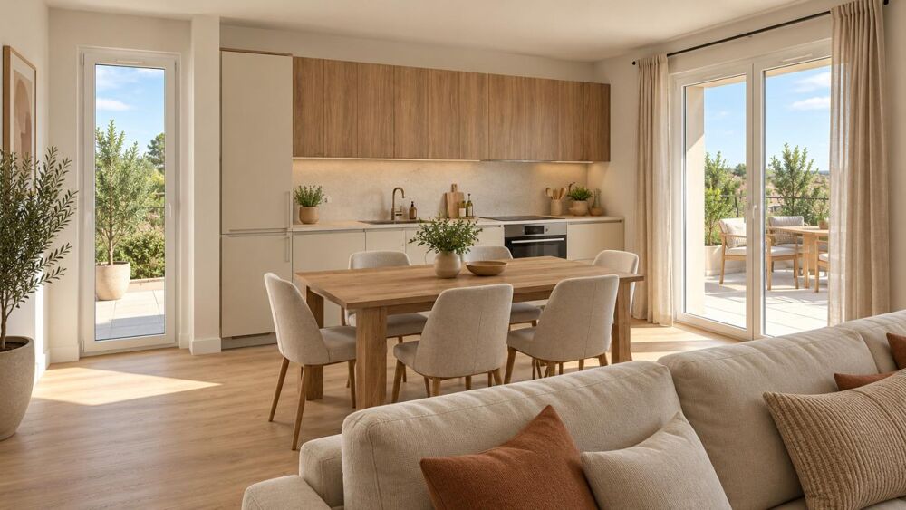 Vente Appartement MAGNIFIQUE T4 AVEC 102 M2 DE TERRASSE Carbon blanc