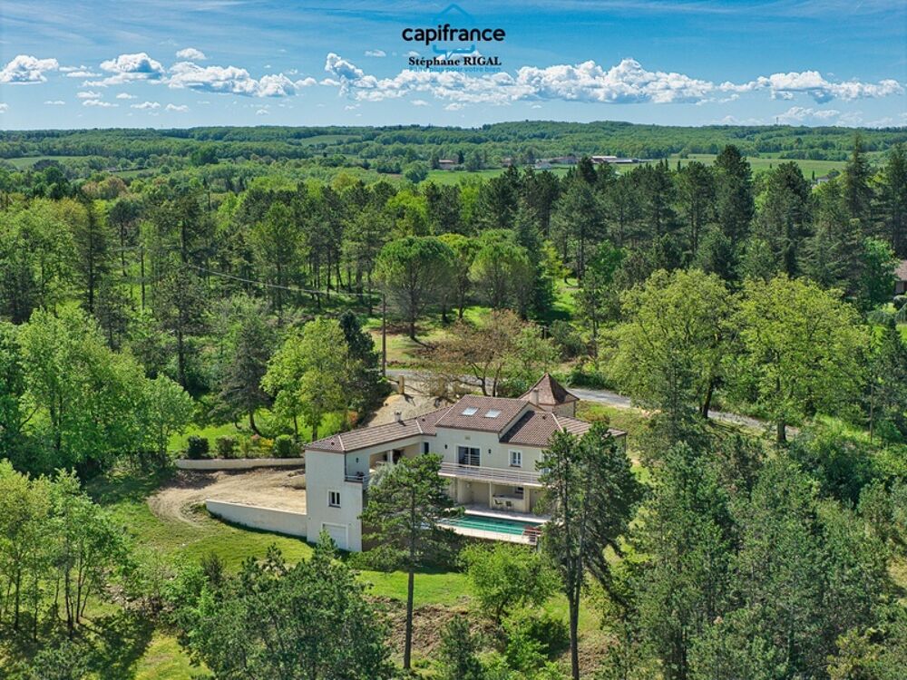 Vente Propriété/Château Propriete à vendre 5 pièces MAUROUX (46) maison de 155m2 habitables avec piscine sur terrain de 5499m2 Mauroux