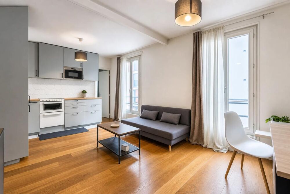 Appartement 2 pièces à Pantin, Quartier Quatre-Chemins