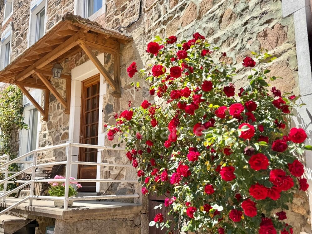 MAISON DE BOURG DE 100 M2, 3 CHAMBRES, TERRAIN ATTENANT DE 371 M2 + 2450 M2 INDÉPENDANT, 200 M2 DE DÉPENDANCES, CAVES, FIBRE OPT
