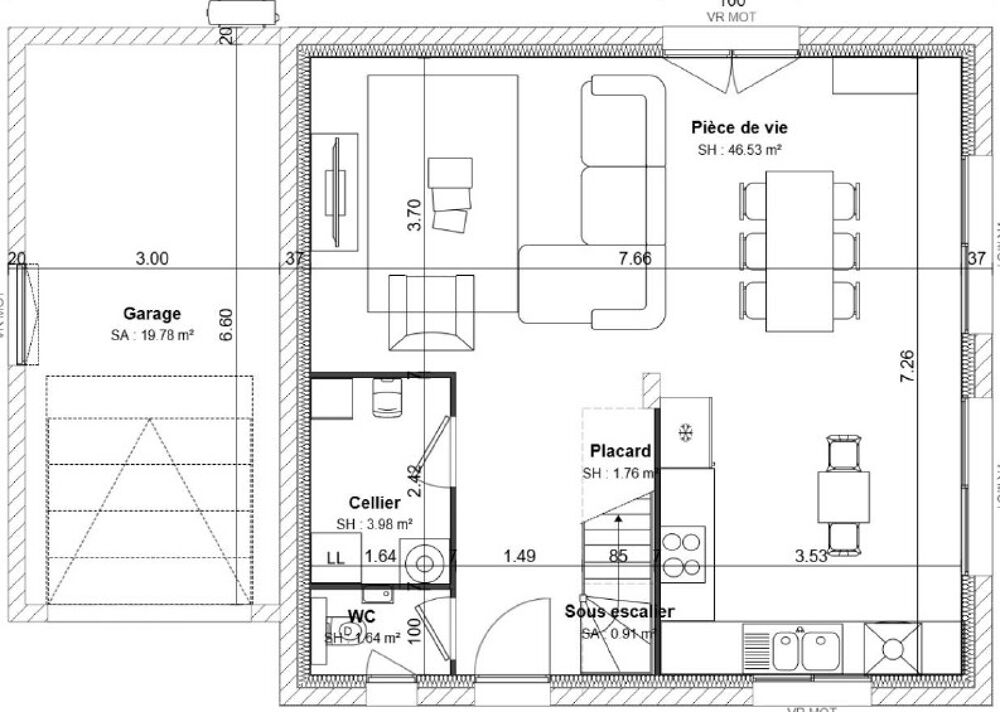 Vente Maison Terrain proche du centre Viuz en sallaz