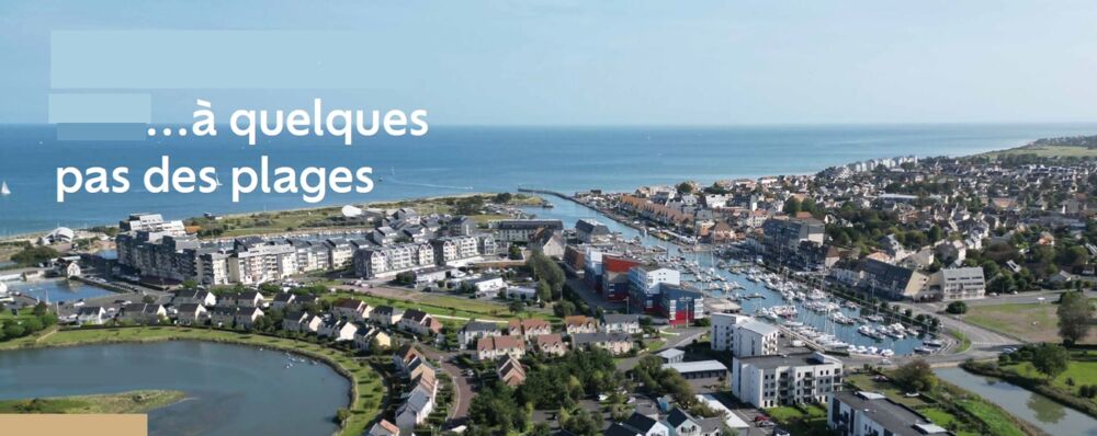 appartement T3 neuf à vendre COURSEULLES SUR MER (14), surface habitable 53,76 m2 + balcon 5,69 m2