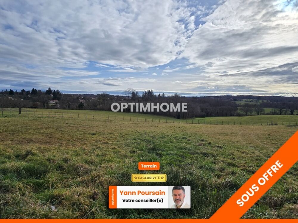 Vente Terrain Terrain à vendre de 2 969,00 m² AUREIL (87) Aureil