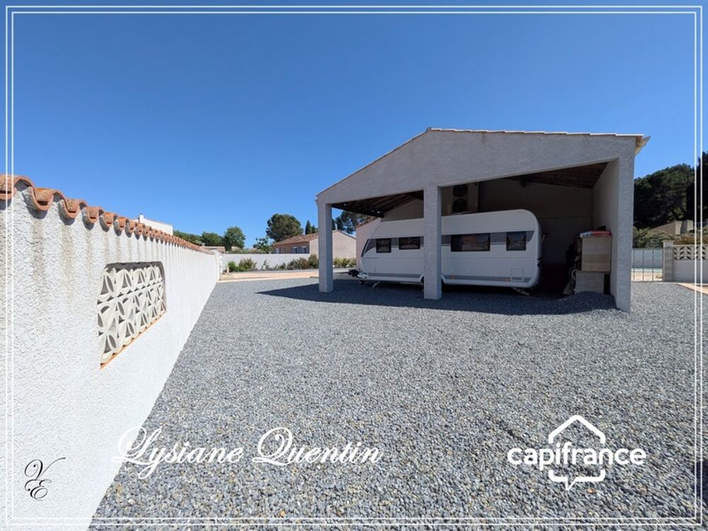PROCHE NARBONNE, MAGNIFIQUE VILLA DE PLAIN-PIED D'ENVIRON 134 M² AVEC GARAGE DE 40M²