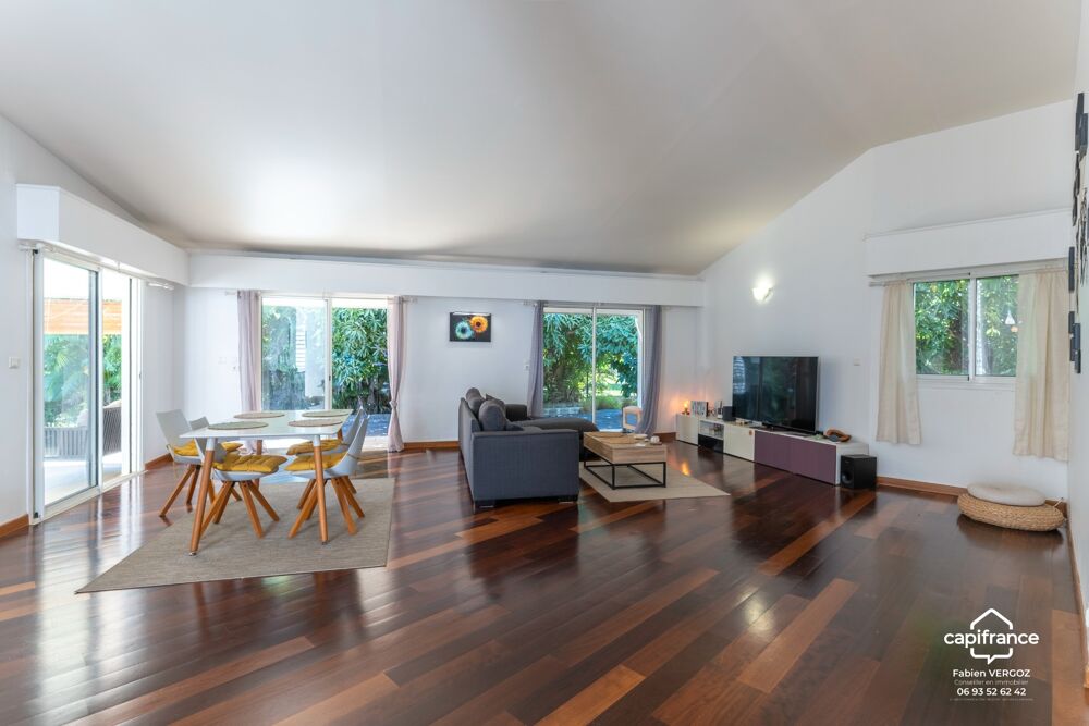 Maison familiale F4/5 de plain-pied avec varangue  Duparc, Sainte-Marie