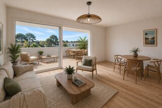 Vente Appartement **MAGNIFIQUE appartement T2 en DERNIER ETAGE avec TERRASSE en plein coeur de SANGUINET** Sanguinet