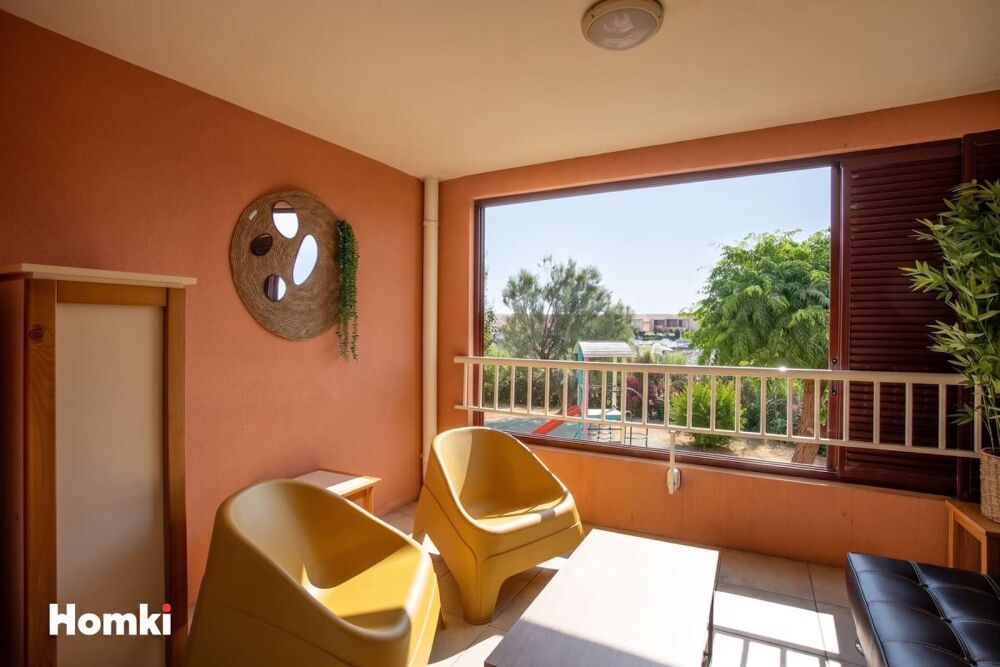 Vente Appartement LE BARCARÈS – CAP COUDALÈRE – T2 33 m²+ LOGGIA 8 m²– PISCINE – PARKING – LIBRE DE BAIL Le barcares