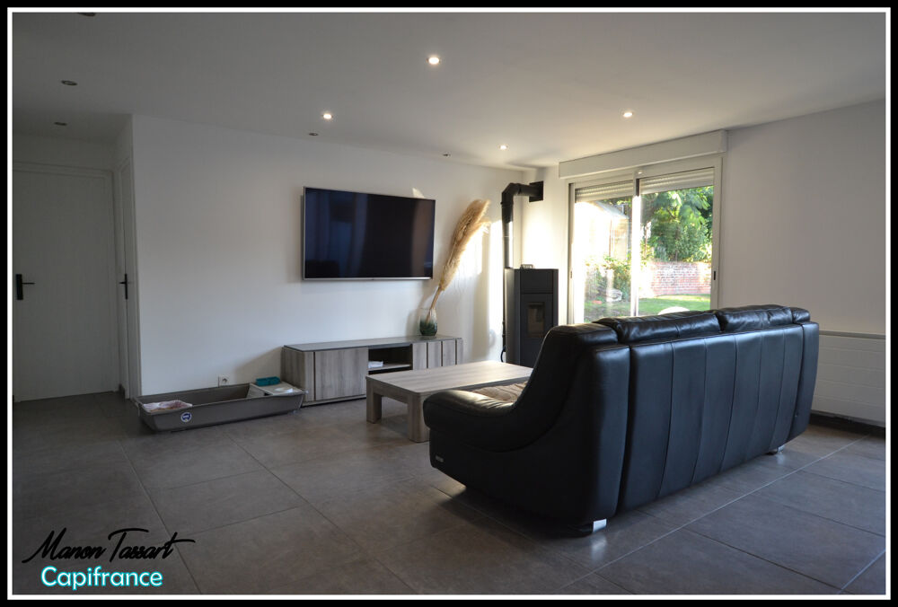 Maison individuelle familiale de 134 m² avec jardin et garage, en semi plain pied à Saultain