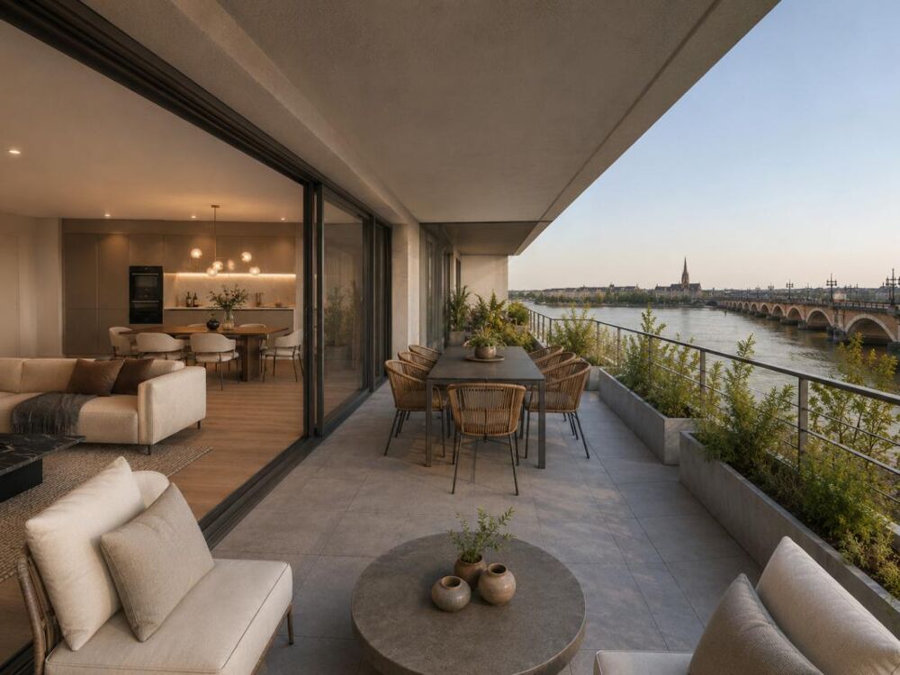 Vente Appartement T5 VUE GARONNE + PARKING Bordeaux