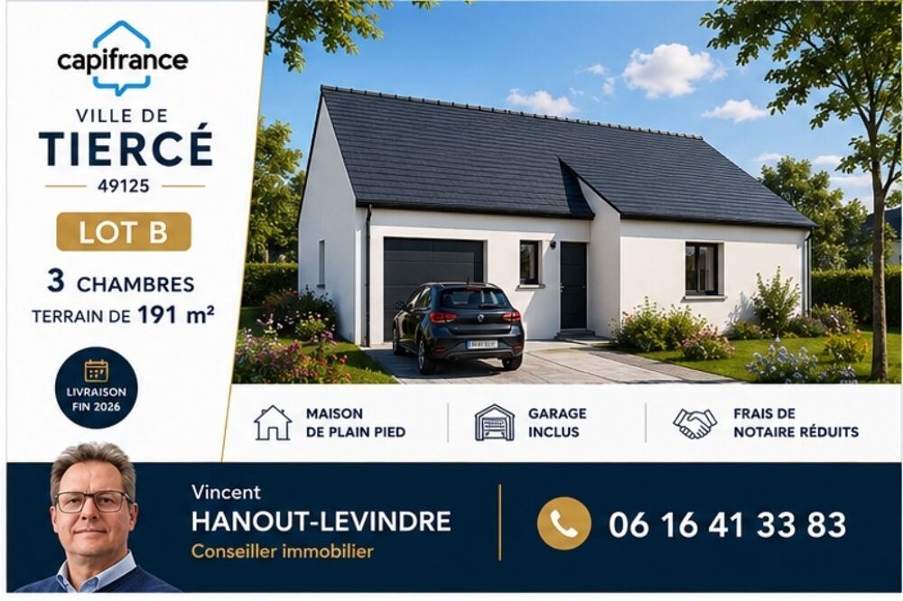 Maison 5 pièces 89 m² · à Tierce · 89 m² · 259 000 €