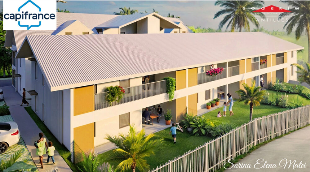 BAIE-MAHAULT  Appartement T3 avec jardin