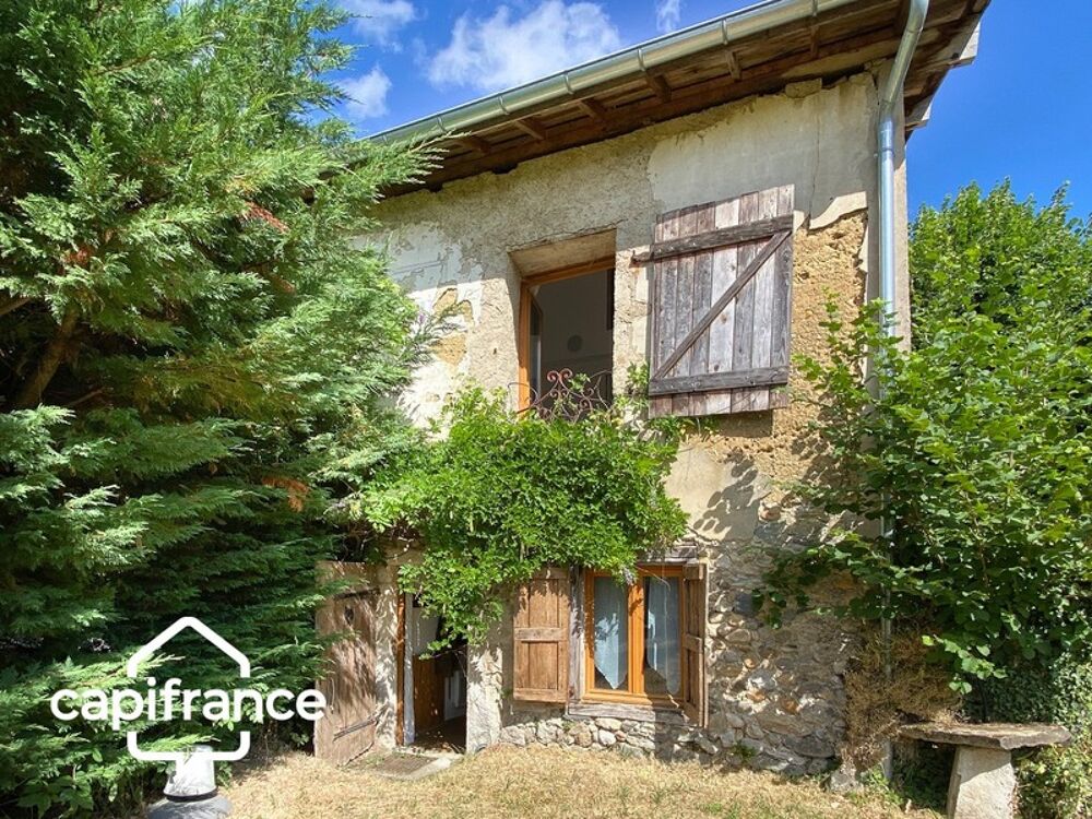 Maison à vendre 3 pièces MERLAS (38) 62 m2 , 2 Chambres, terrains 1800 m2