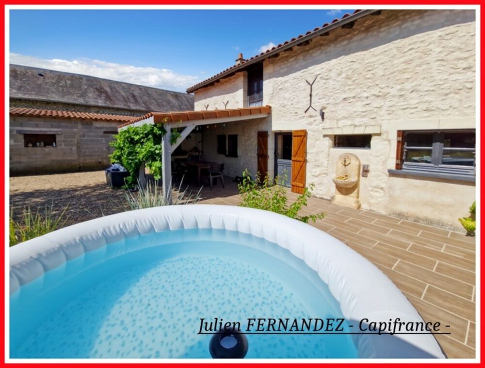 Vente Maison Dpt Vienne (86), à vendre SAINT CHRISTOPHE Maison P5 de 105m² - Terrain de 1648 m² Saint christophe