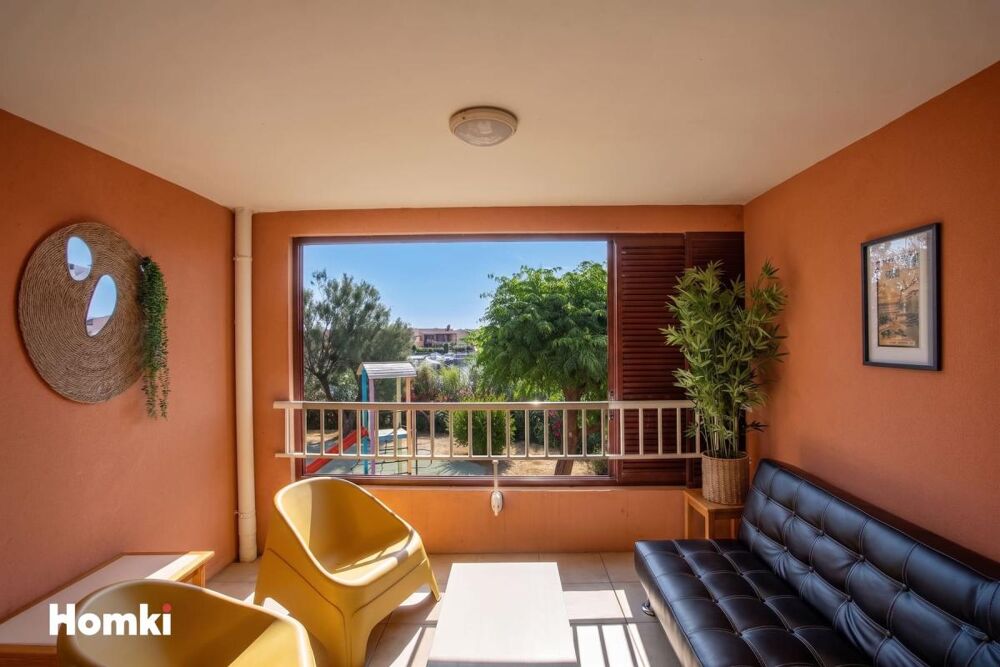 Vente Appartement LE BARCARÈS – CAP COUDALÈRE – T2 33 m²+ LOGGIA 8 m²– PISCINE – PARKING – LIBRE DE BAIL Le barcares