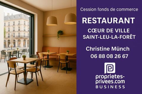 COEUR DE VILLE SAINT LEU LA FORET - RESTAURANT 55 COUVERTS, TERRASSE 86000 95320 Saint leu la foret