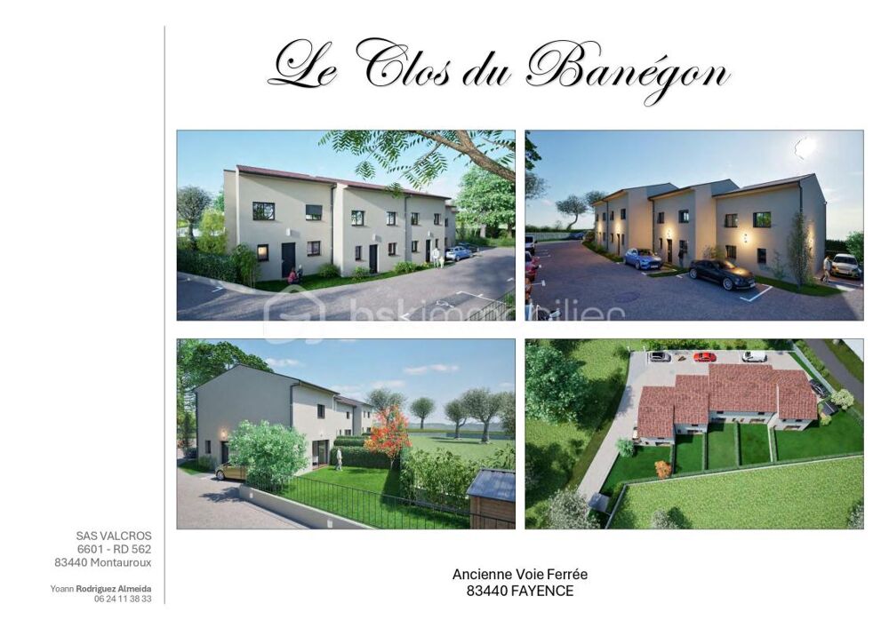 Vente Terrain Maison de  à Fayence Fayence