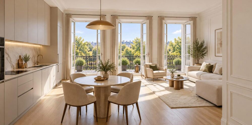 Vente Appartement SUPERBE 3 PIÈCES – GARE DE PUTEAUX À 6 MIN À PIED – BALCON D'ENVIRON 22 M² – PARKING Puteaux