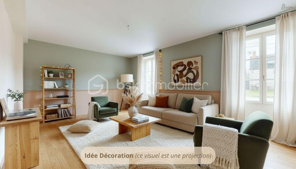 Vente Maison Maison en pierre à rénover – 141 m² – Dépendances – Terrain clos 645 m² Chatillon le roi