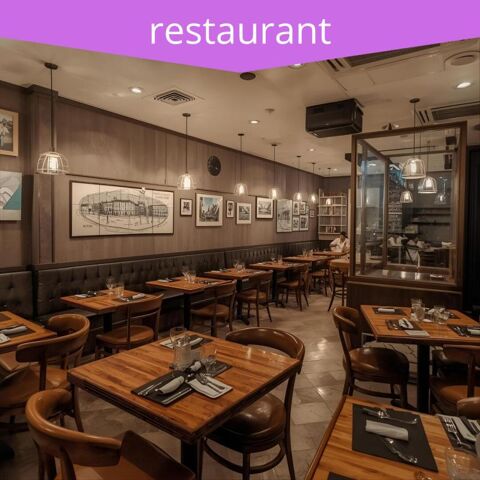   SAINTE MAXIME - RESTAURANT 140 m², GRANDE TERRASSE 