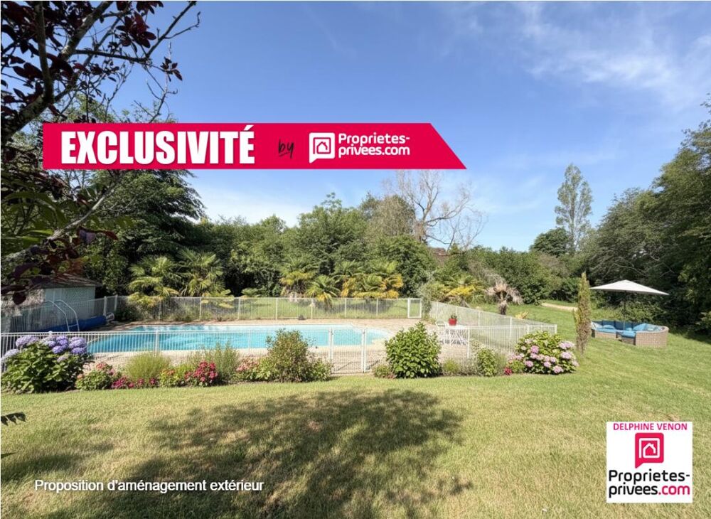 Exclusivité - Ensemble immobilier comprenant auberge + 3 gites avec piscine et tennis dans le centre bourg de Combreux sur un te