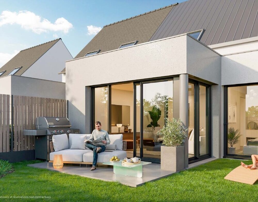 Vente Maison Dpt Finistère (29), à vendre BREST RELECQ KERHUON Maison T4 de 77.58m² Jardin 20m² Le relecq kerhuon