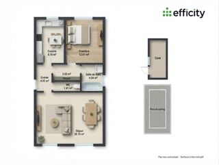  Appartement à vendre 2 pièces 60 m²