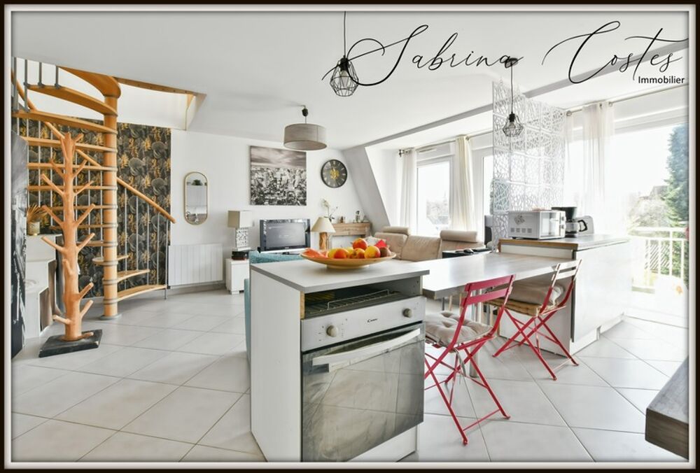 Vente Appartement ?  VENDRE  VERNON (Quartier Montigny) ? Duplex lumineux de 82 m  2 chambres  Balcon plein sud  Parking privatif  Rsidenc Vernon
