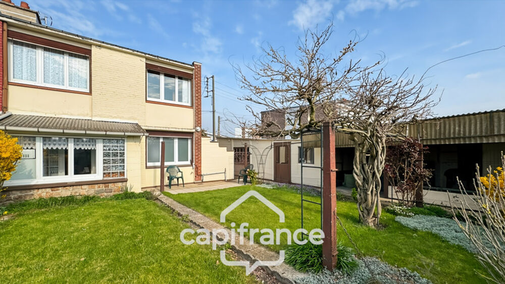 MAISON F5 - SOMAIN (59490) - NORD - 90 M² HABITABLES - TERRAIN 230 M² - GARAGE - 4 CHAMBRES