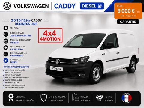 Volkswagen Caddy 1&deg; Main / 2L TDI 122cv Business line 4Motion 4x4 idem berlin 2018 occasion Abbecourt 60430