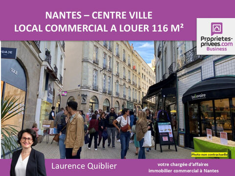44000 NANTES - LOCAL COMMERCIAL A LOUER 116 m&sup2; - CENTRE-VILLE 3700 44000 Nantes