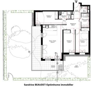  Appartement à vendre 4 pièces 94 m²
