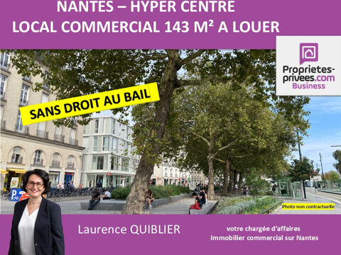 44000 NANTES - LOCAL COMMERCIAL A LOUER 143 M&sup2; - HYPER CENTRE 4000 44000 Nantes