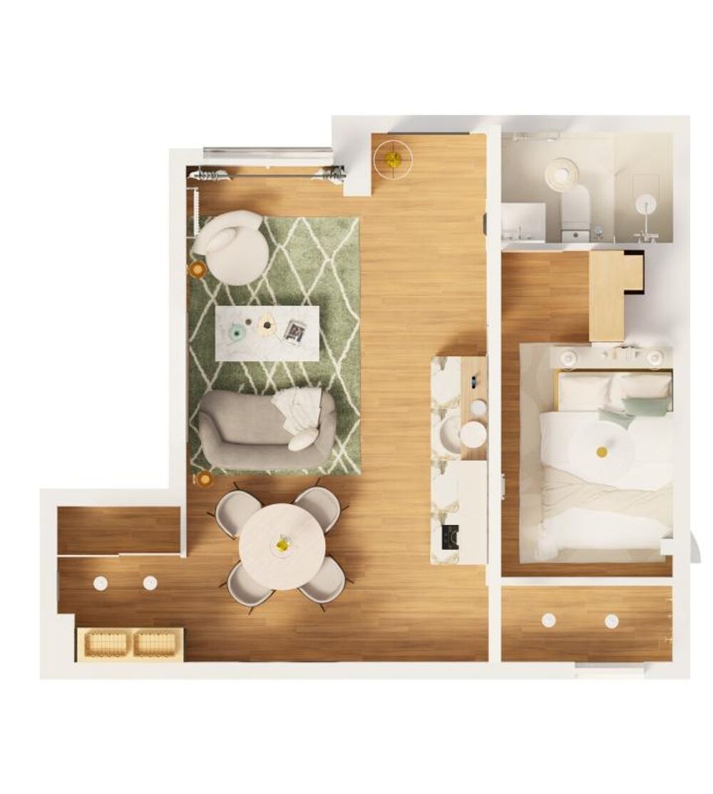 Vente Appartement Paris 14e – 2 pièces 34,33 m² à rénover Paris 14
