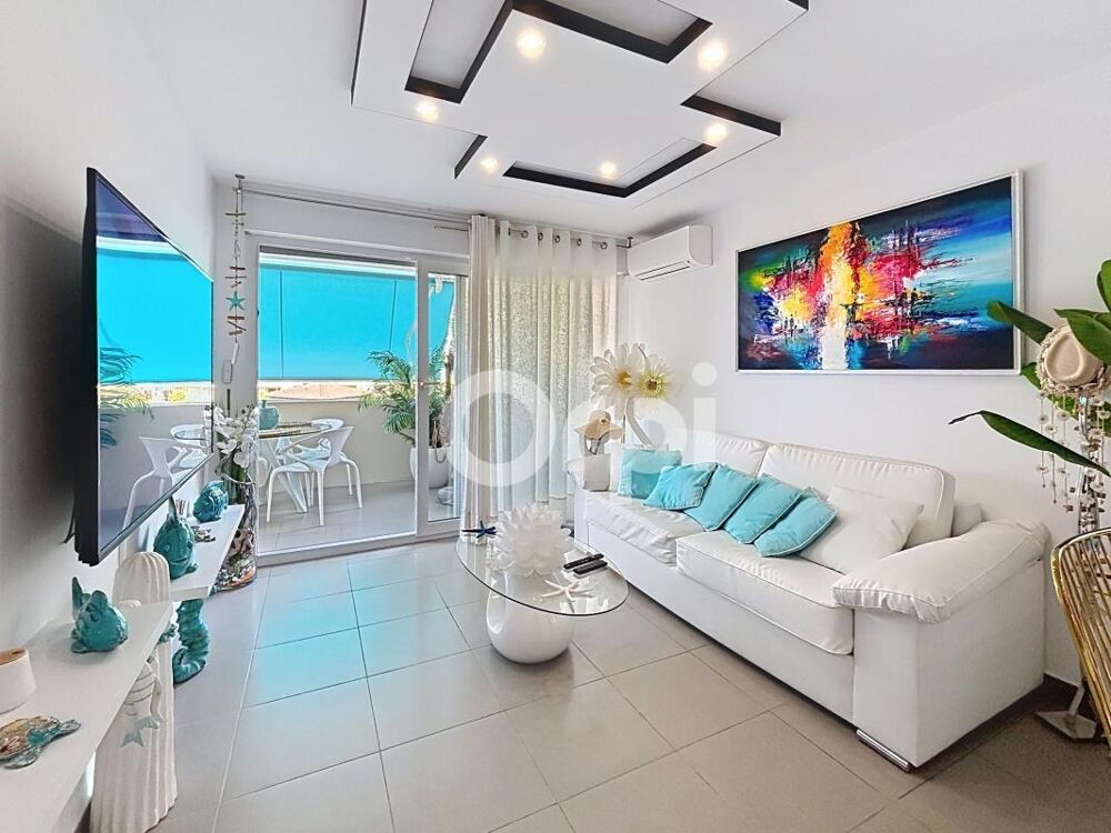 Vente Appartement 2p en front de mer, garage et cave Antibes