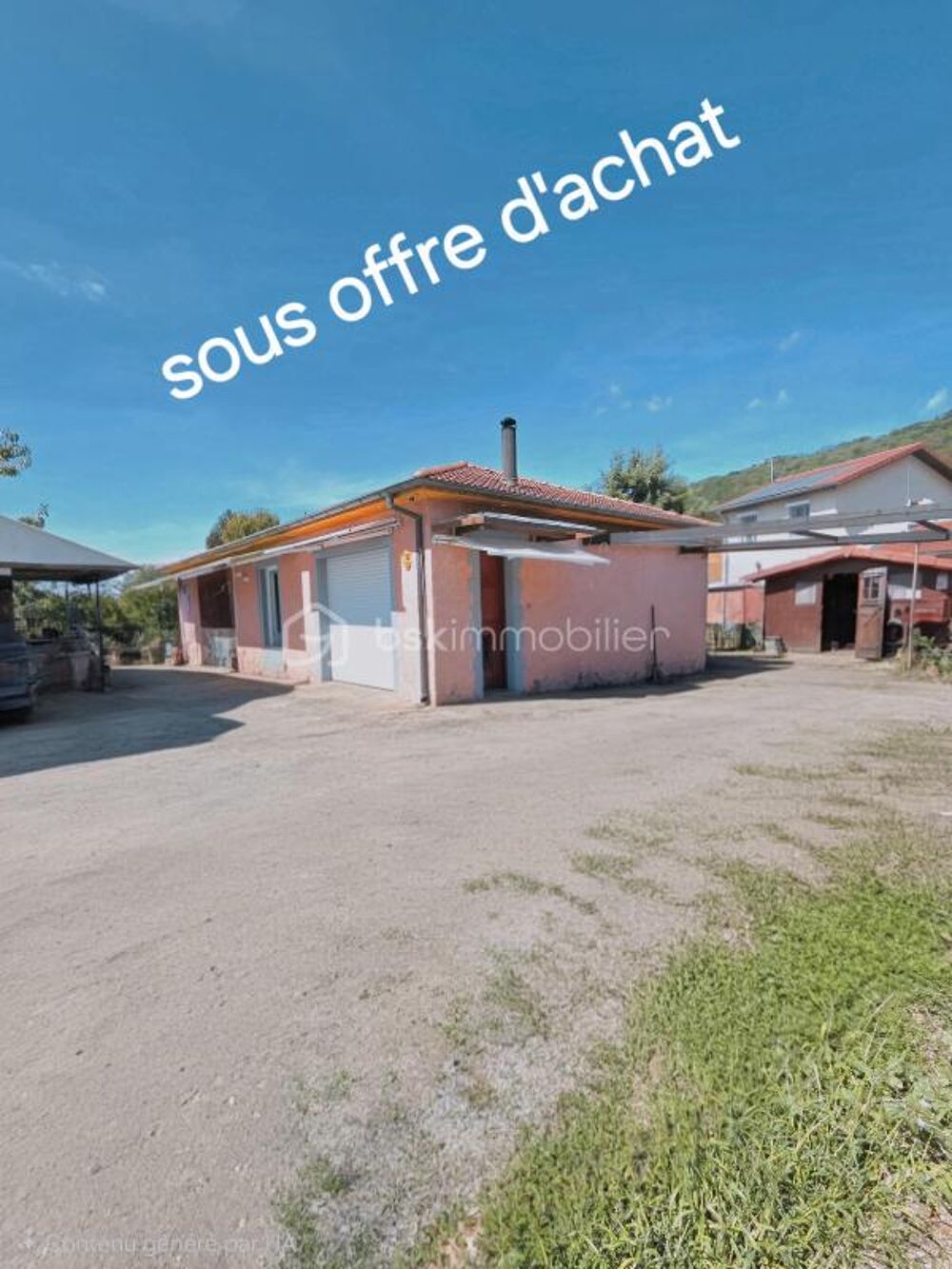 Villa de plain pied avec piscine