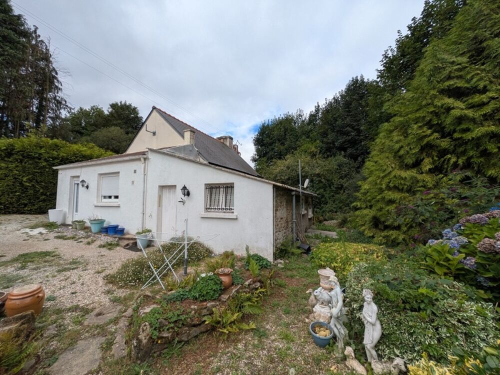 PLOERDUT EN CAMPAGNE MAISON DE 58 M2 3 PIECES VIE DE PLAIN PIED PARCELLE DE 877M² AVEC GARAGE