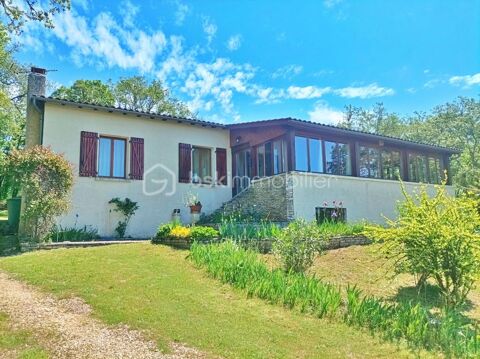   Maison 157m2 de plain-pied avec vue dgage   5 min de Catus Maison - 6 pice(s) - 157 m