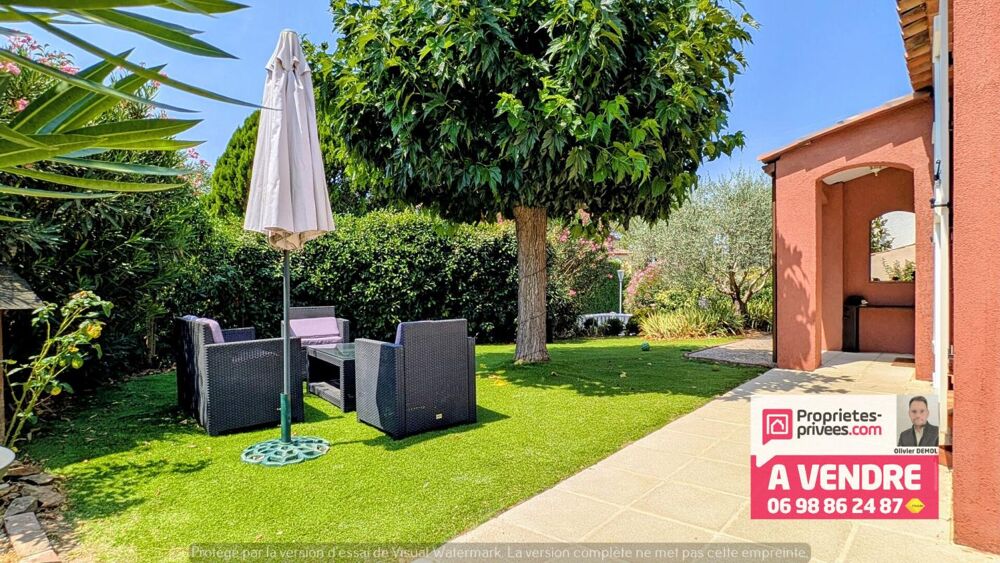 RARE VILLA DE PLAIN-PIED avec piscine et garage à 15 mn de Mandelieu !
