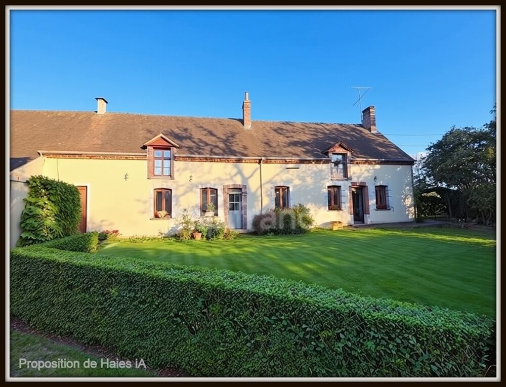 Longère 207 m²  Terrain 1 200 m²  Amilly (45) passion Cheval, 5 chambres, espace jaccuzi, tranquillité, campagne